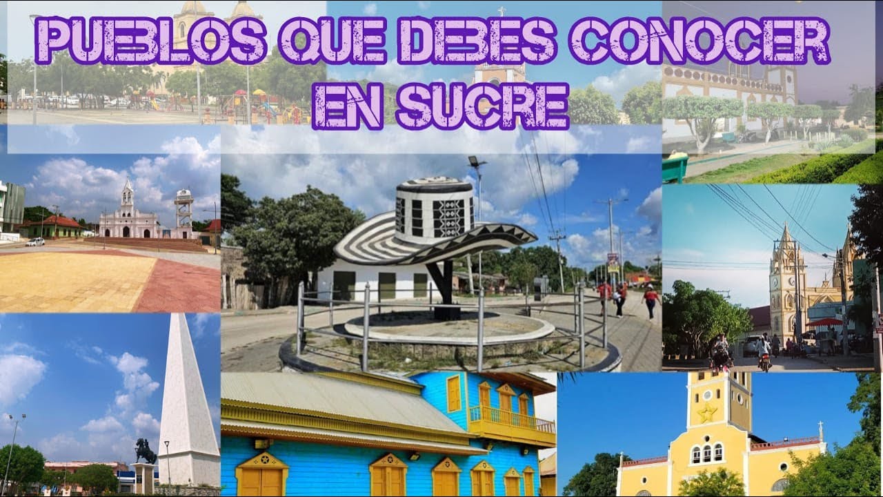 Debes conocer estos PUEBLOS en el departamento de SUCRE