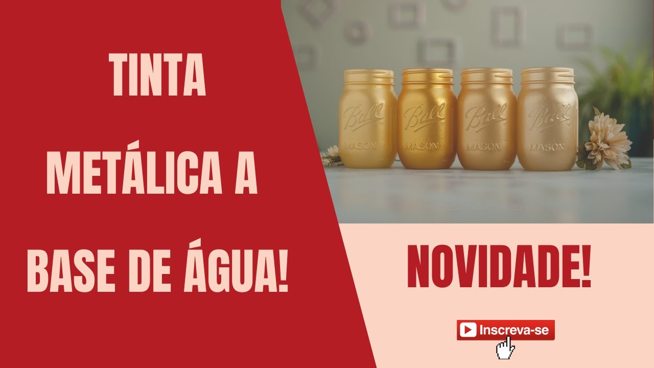Como Fazer Tinta Metálica a Base de Água