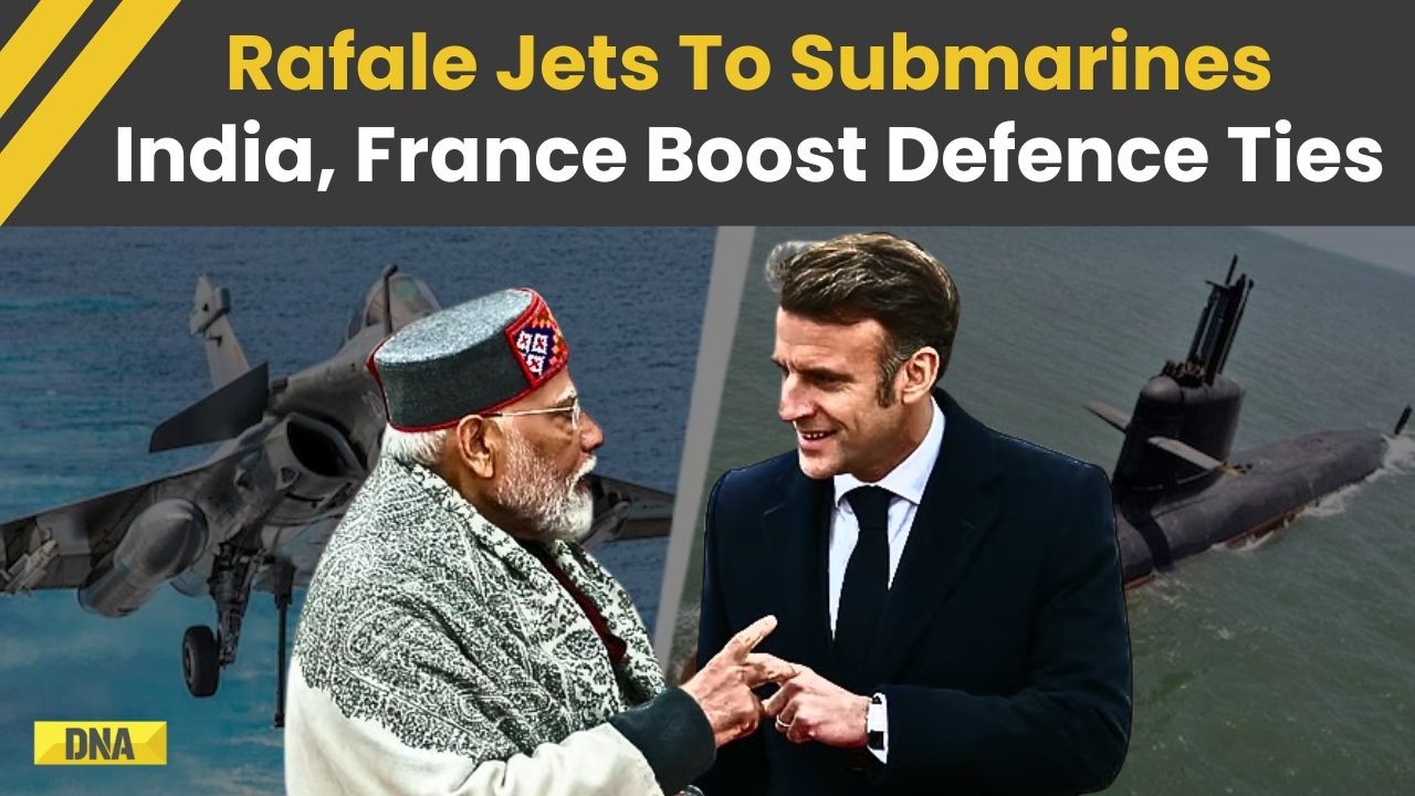 India France Deal: Rafale Jets To Submarine, India France Defence Ties Get Major Boost | Macron Modi