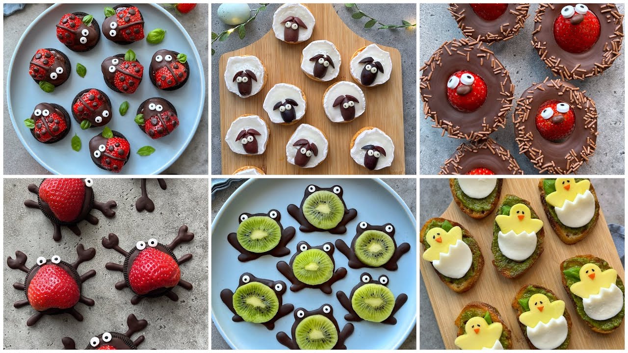 UNBELIEVABLY Cute Animals Made of Food! | Creative Food Art