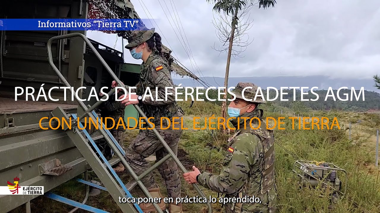 Finalizados los exámenes en la AGM los alféreces cadetes han realizado un periodo de instrucción