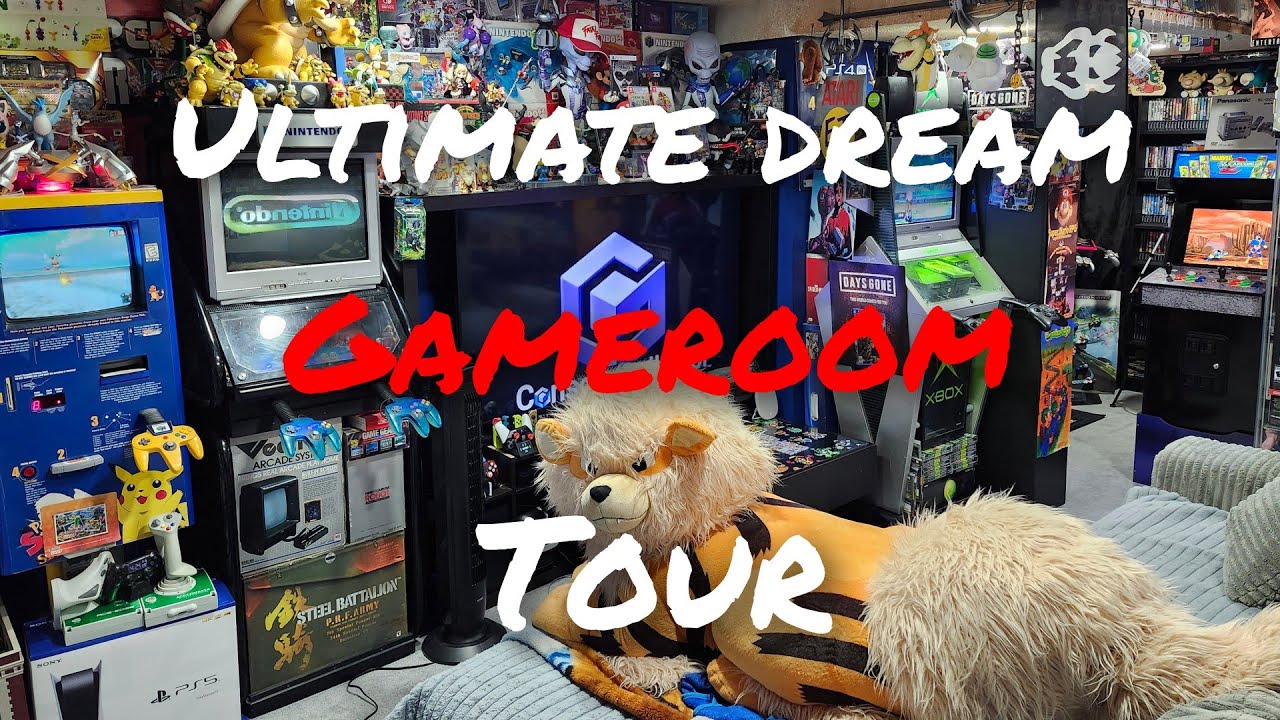 Ulitmate Dream Gameroom Tour | Console Collector