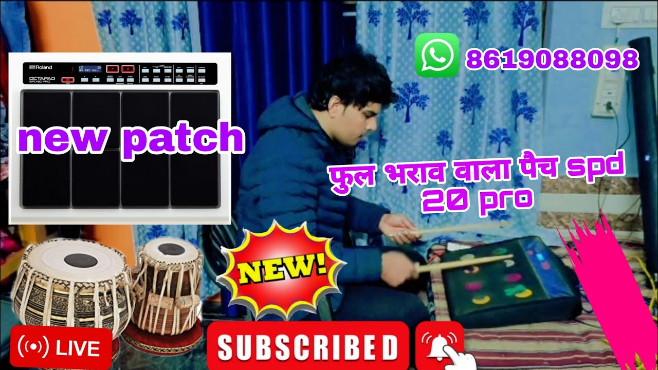 Kahrwa percussion new patch editing Roland spd 20pro #new #music #viral #newpatchediting #spd20pro 