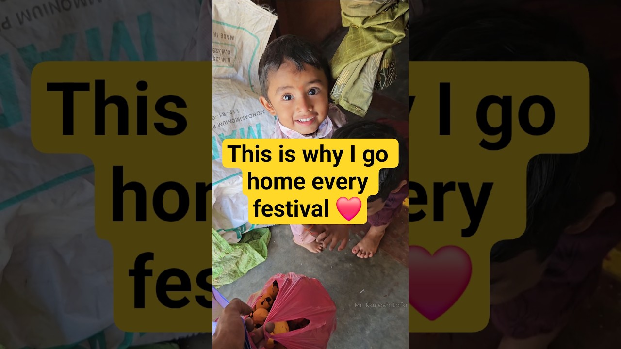 This is why I go home every festival ❤️#ytshorts #mrnareshinfo #diwali2025