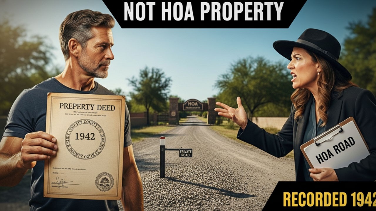 I Owned the Only Road Beside Their Subdivision — HOA Tried to Claim It, I Had the 1942 Deed