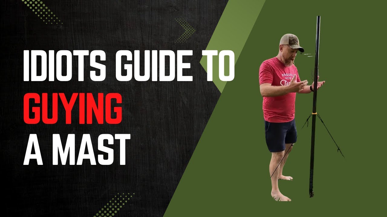 5-Minute Setup! Never Struggle With Mast Guying Again!