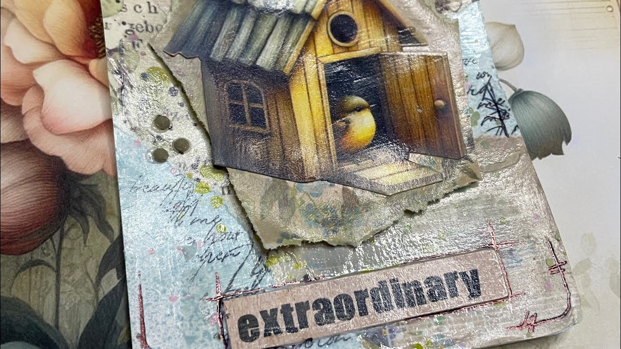 52 weeks Jumbocard challenge : week 51 « you are extraordinary » @MaremiSmallArt 
