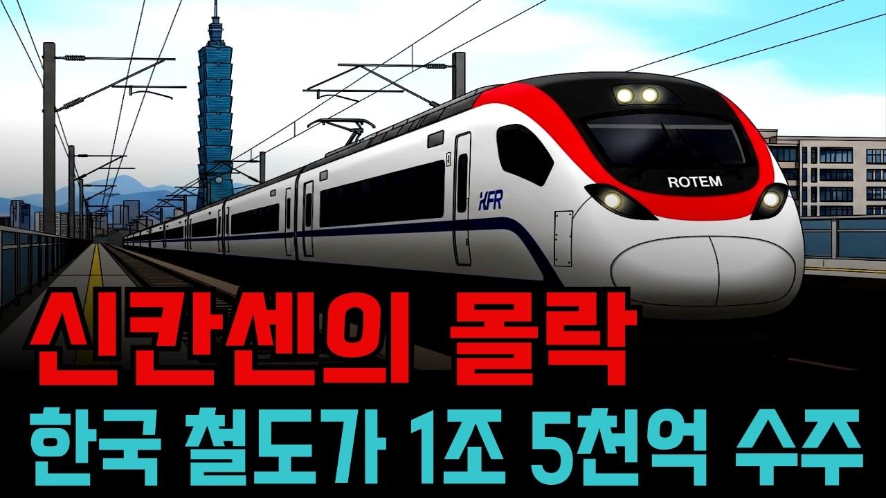 일본 믿었다가 피눈물 흘린 대만, 결국 한국 찾아와 현대로템에 1조 5천억 수주 바쳤다! (신칸센의 몰락, K철도의 기회)