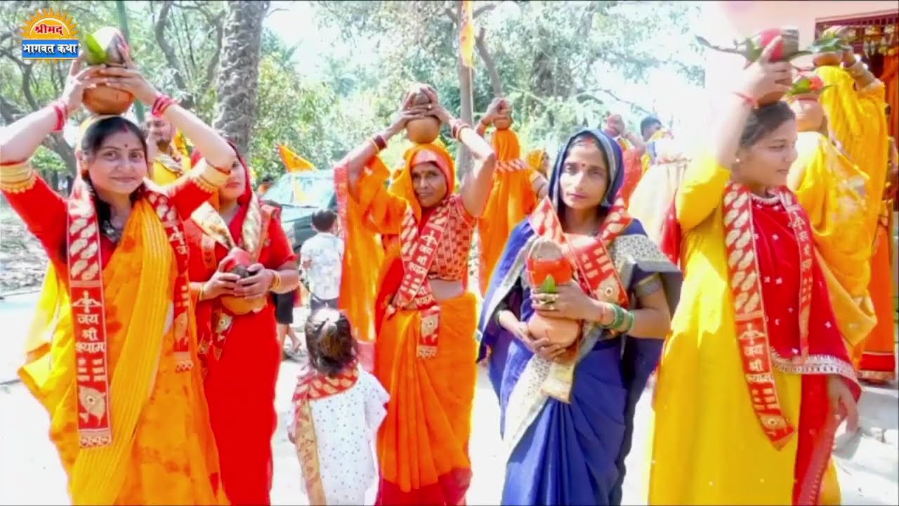 # श्री कलश यात्रा परसंदन ,नवावगंज (उन्नाव)#