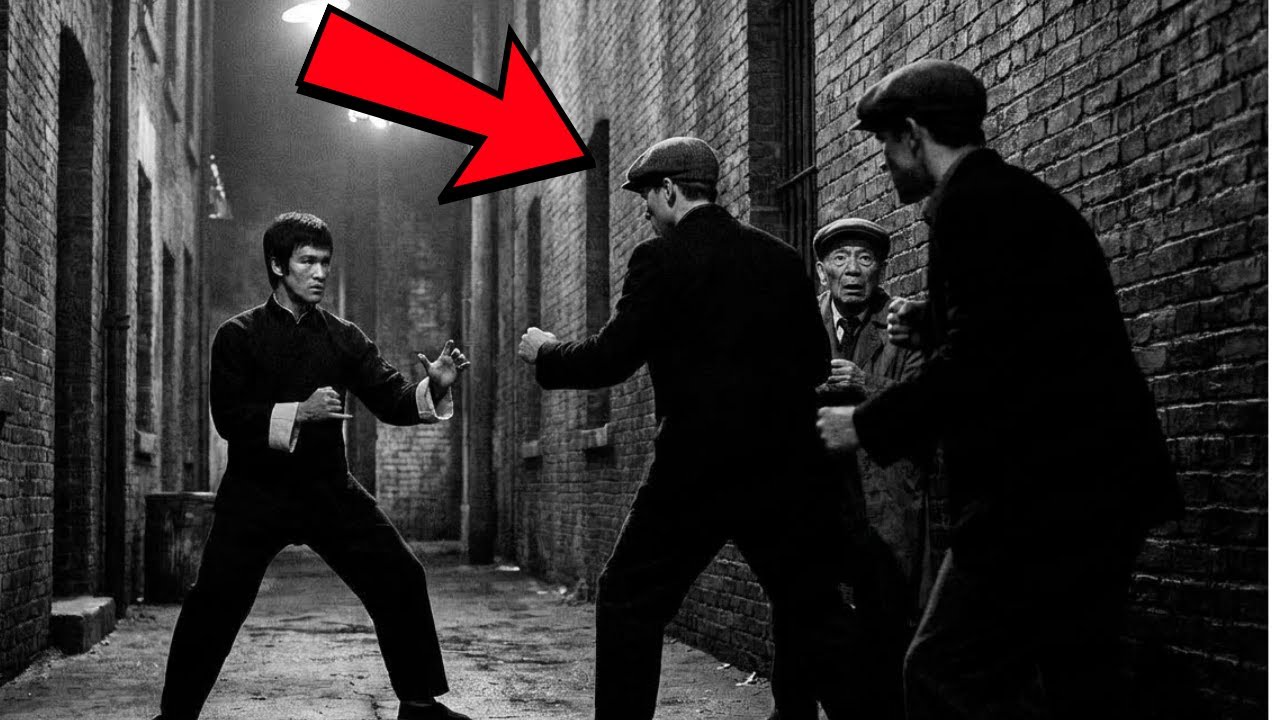 Bruce Lee caminaba por la calle cuando vio a dos ladrones ROBANDO a un ANCIANO — 7 segundos después.
