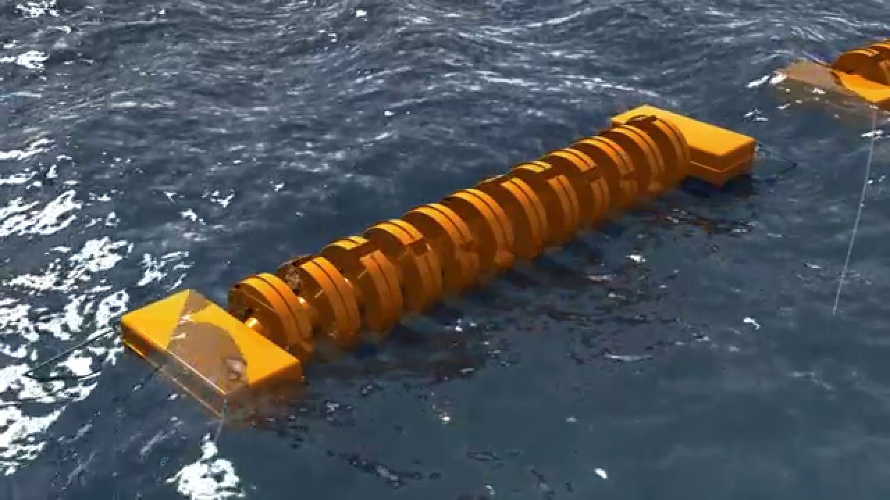 Energy-absorbing breakwaters