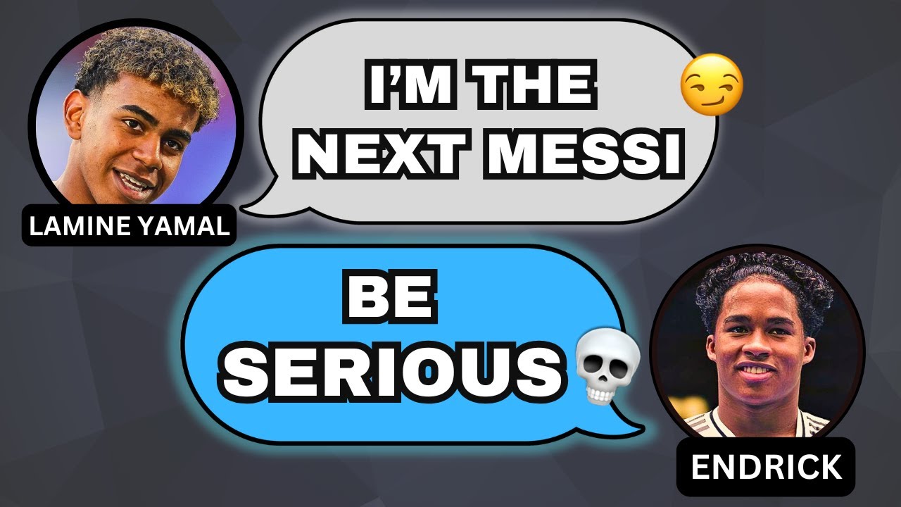 If Football Wonderkids had a Group Chat (ft. Lamine Yamal)