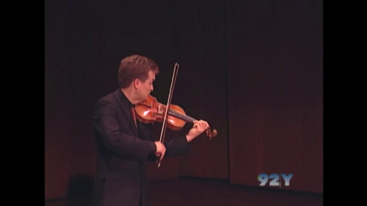 Christian Tetzlaff plays Bach, Sonata No. 3 in C major, BWV 1005