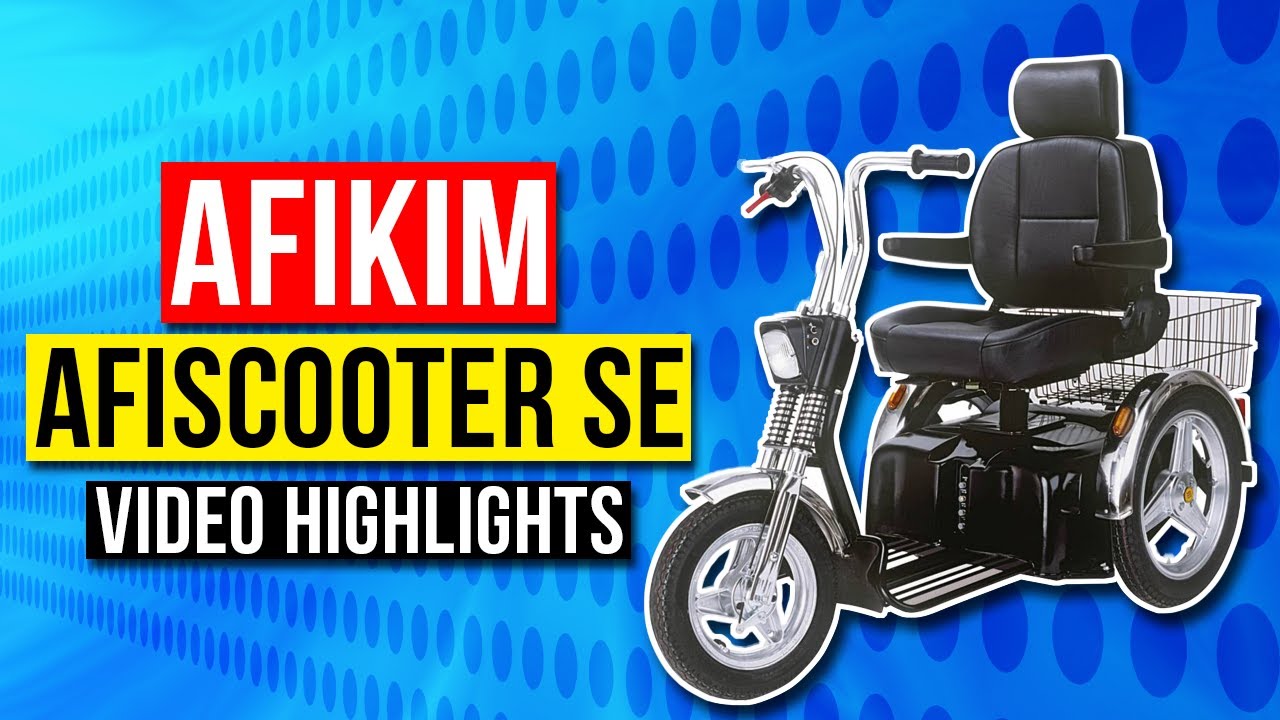 AFIKIM AFISCOOTER SE 3 WHEEL SCOOTER [2024]