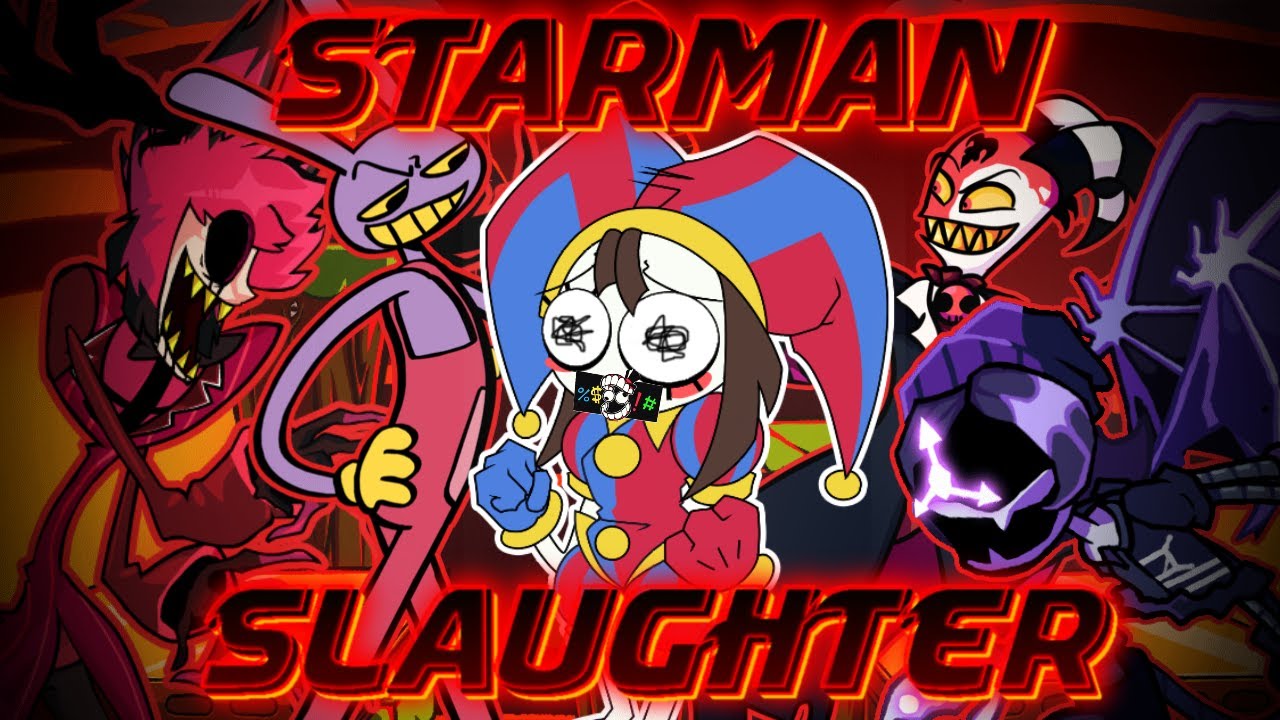 || Starman Indie 🌟 || Friday Night Funkin Starman Slaughter But Indie Animation Characters Sing It