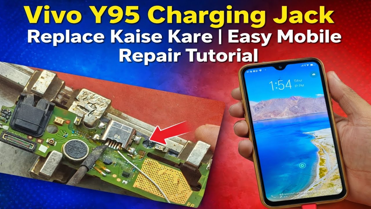 Vivo Y95 Charging Jack Replace Kaise Kare | Easy Mobile Repair Tutorial #shorts #ytshorts #viral 
