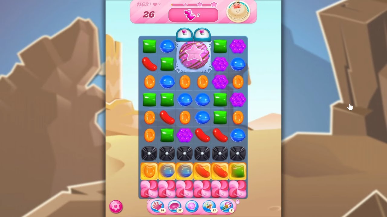 Candy Crush Saga LEVEL 1162 NO BOOSTERS (new version)🐟☑️