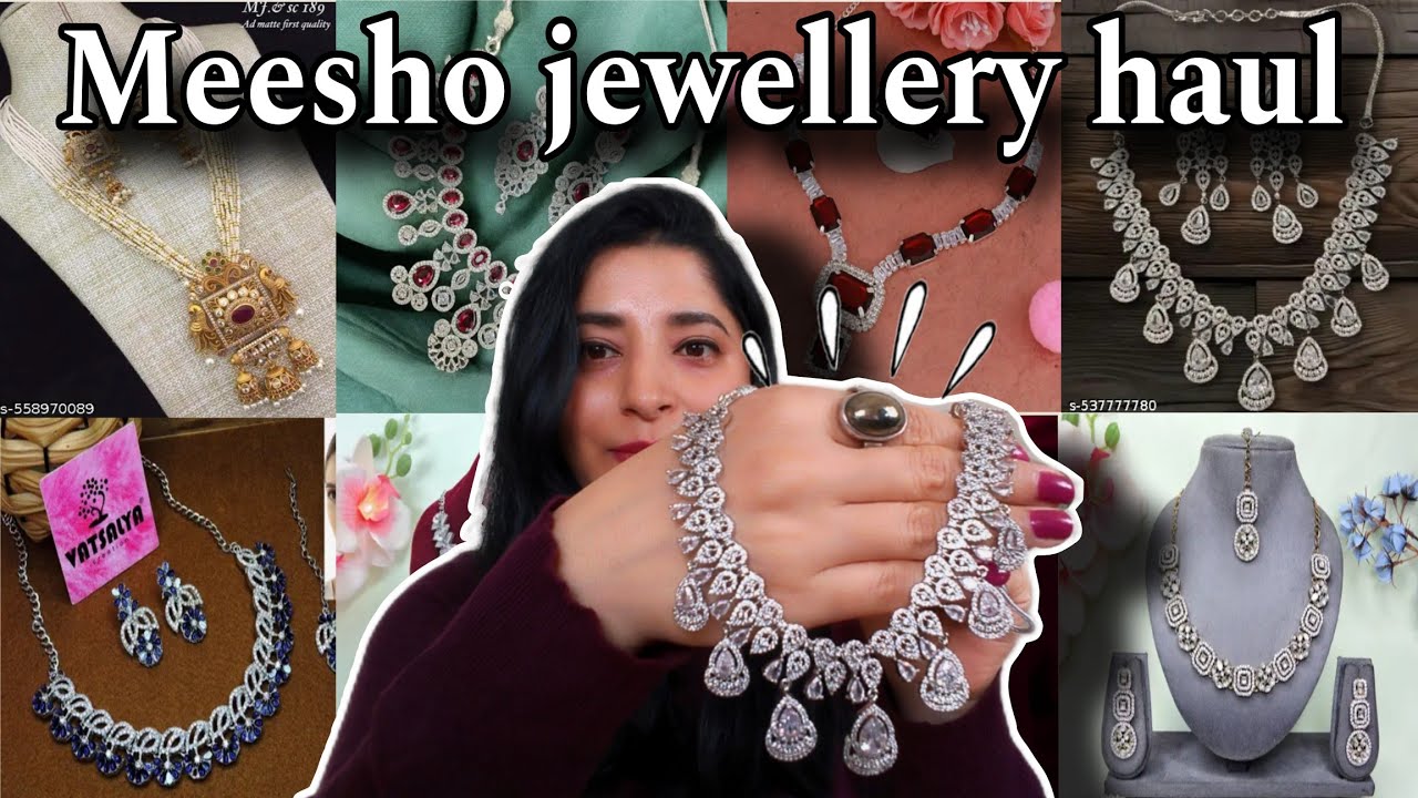 MEESHO Jewellery haul 🥰💕||Meesho ad jewellery haul,honest review #meeshohauls