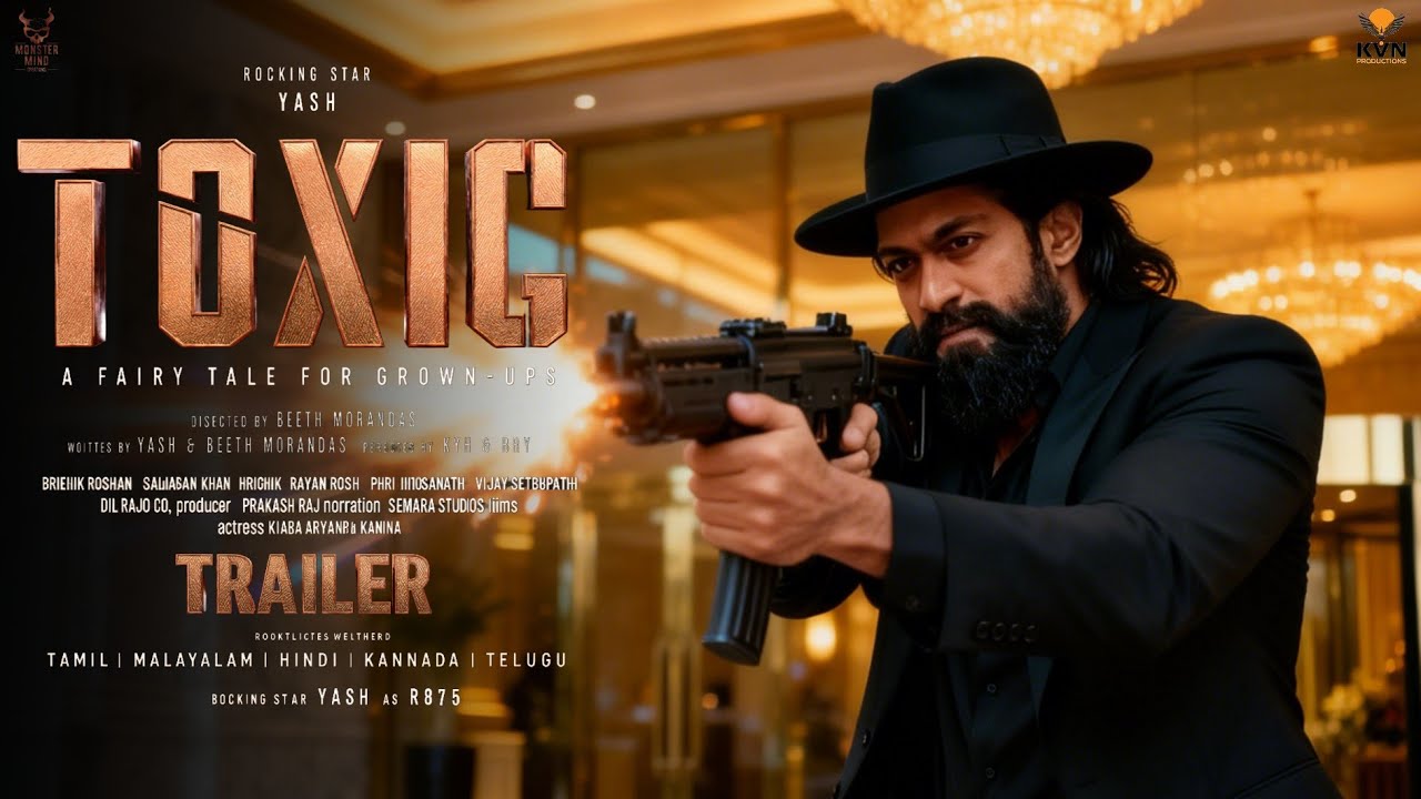 TOXIC (2026) - Trailer | Rocking Star Yash | Geetu Mohandas | trailer hub
