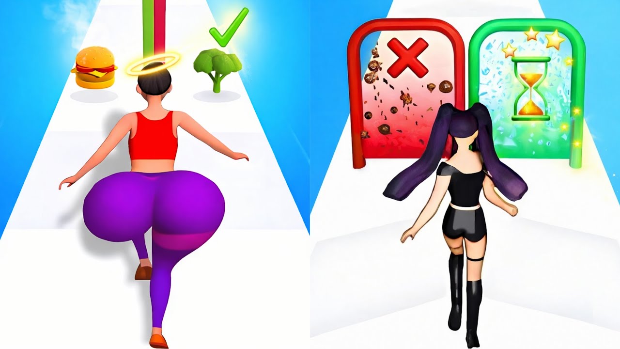Twerk Race 3D vs Build A Queen - Full Levels Speedrun Gameplay (Android & iOS)