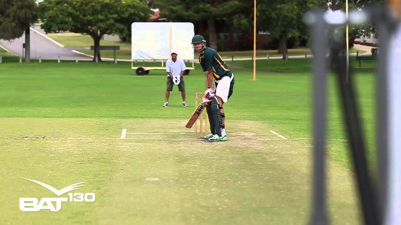 BAT130 Bowling Machine vs AJ Tye Scarborough Cricket Club