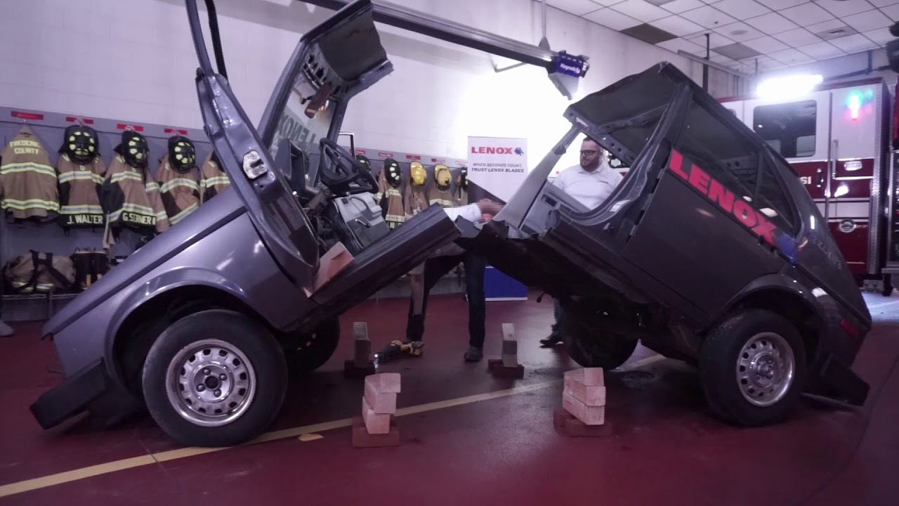 Cutting a car in half with just a recip saw and a Lenox blade