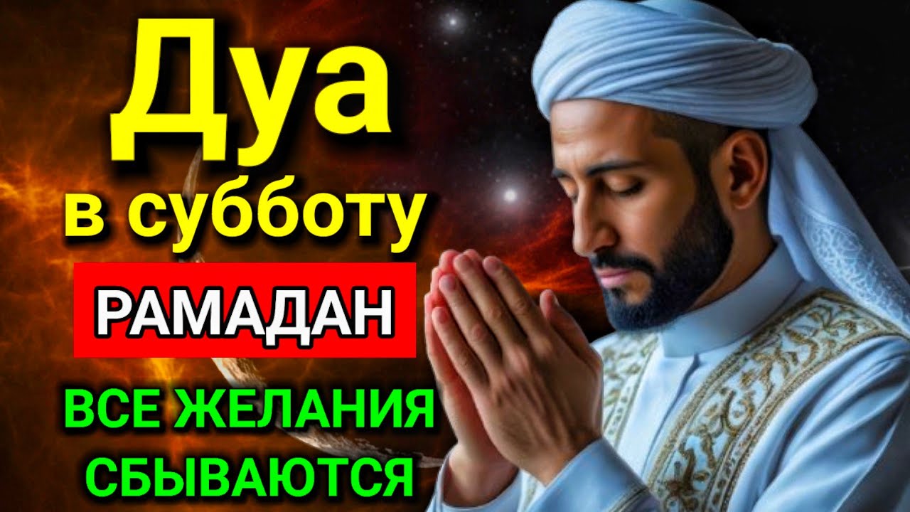 САМАЯ СИЛЬНАЯ Дуа в субботу Рамадан Все желания сбываются! #дуа ✨💖🤲