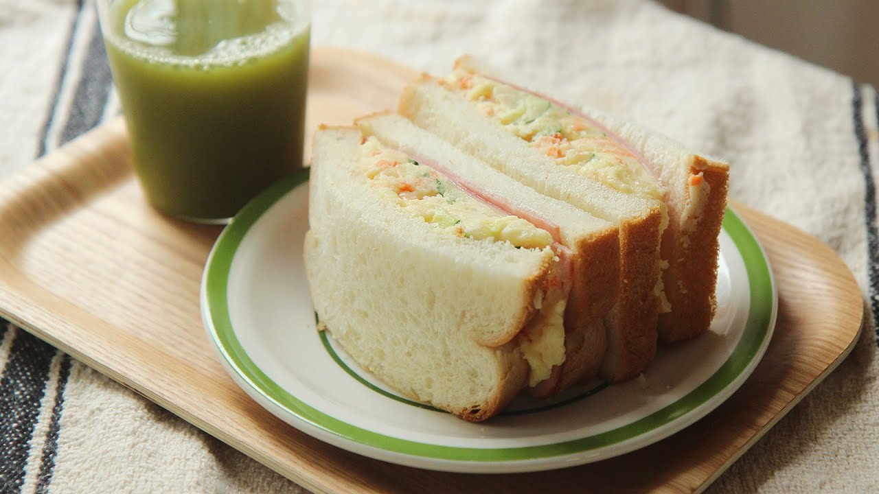 [4K] 감자 샐러드 샌드위치 : Potato Salad Sandwich : Honeykki 꿀키