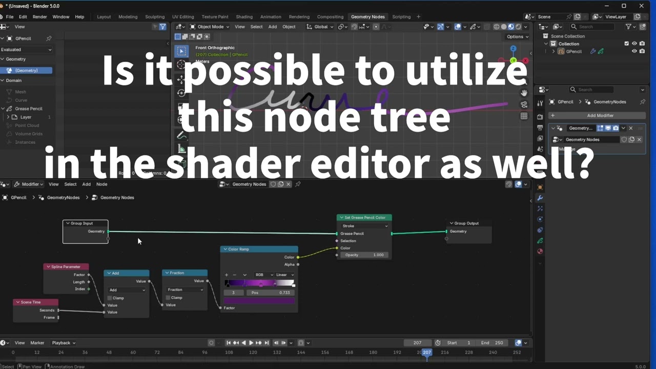 Shading in Geometry Nodes