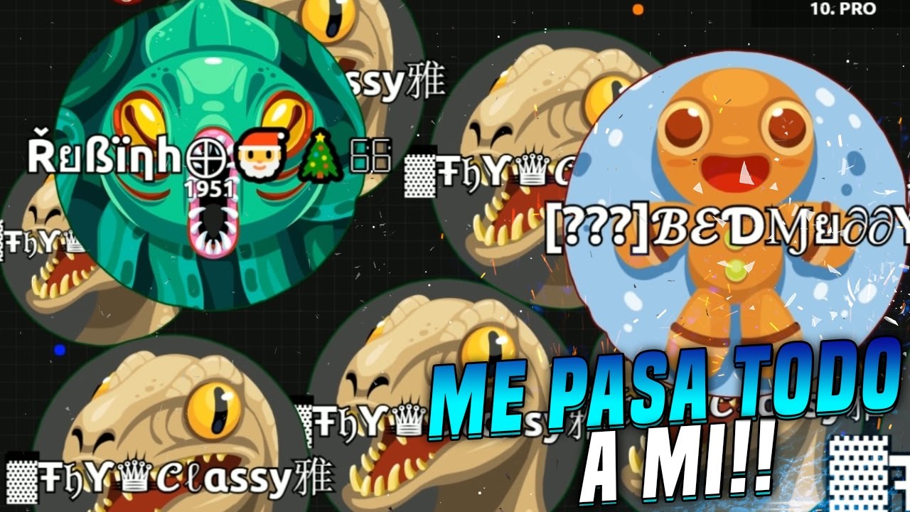 ME PASA TODO A MI!! | Agar.io | Rubinho vlc
