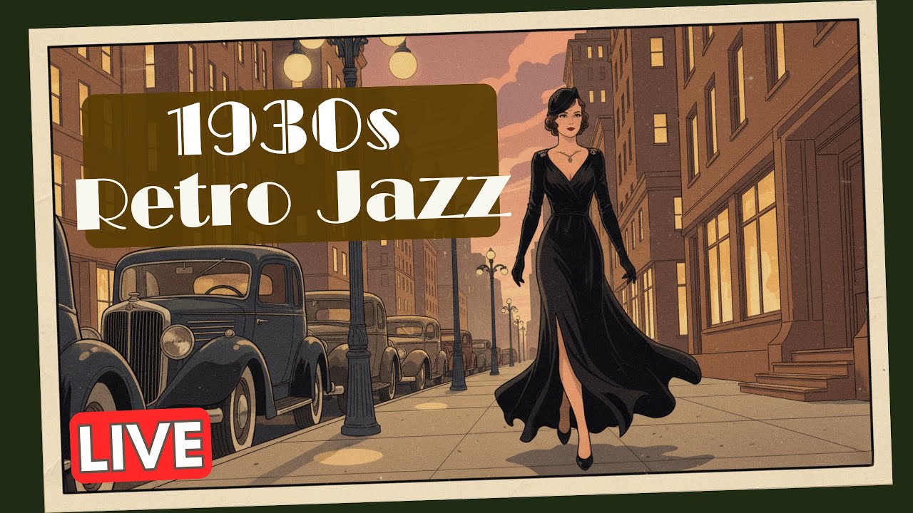 1930's Retro Jazz Classic Songs ~ A Pause In Your Day to Relax & Unwind