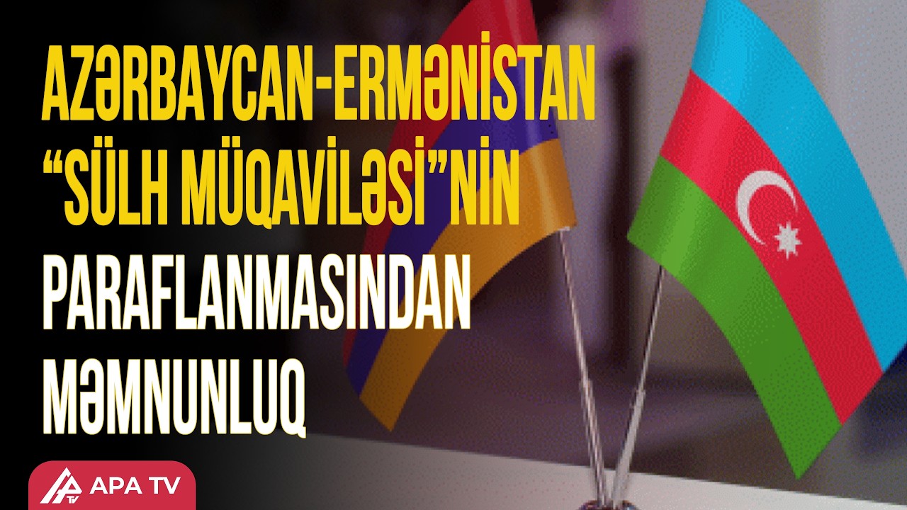 Pezeşkian: Azərbaycanla Ermənistan arasında sülh regional təhlükəsizliyi möhkəmləndirəcək | APA TV