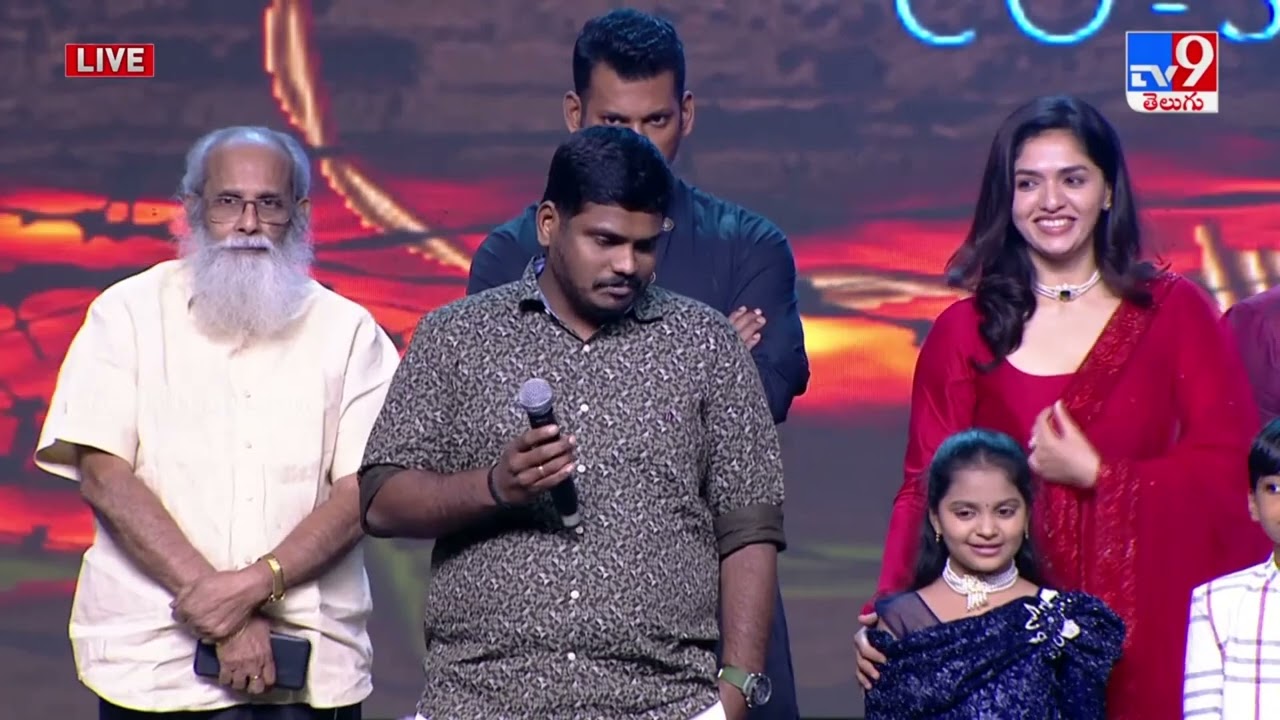 Director A Vinoth Kumar speech at Laatti movie teaser launch event | Vishal  | Sunaina - TV9