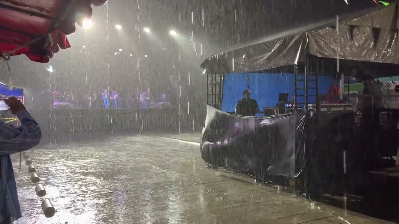 Junior klan- prueba de audio con lluvia