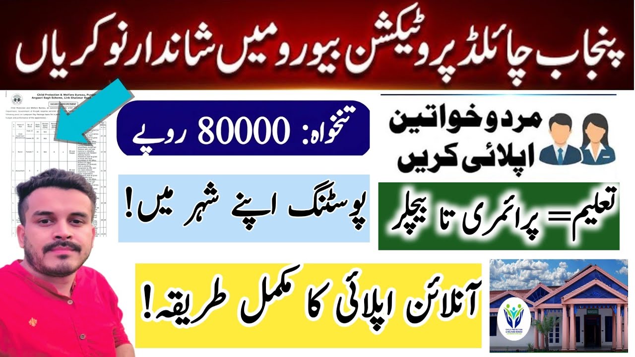 Child Protection Bureau Jobs|How to apply online|NTS LATEST JOBS 2026