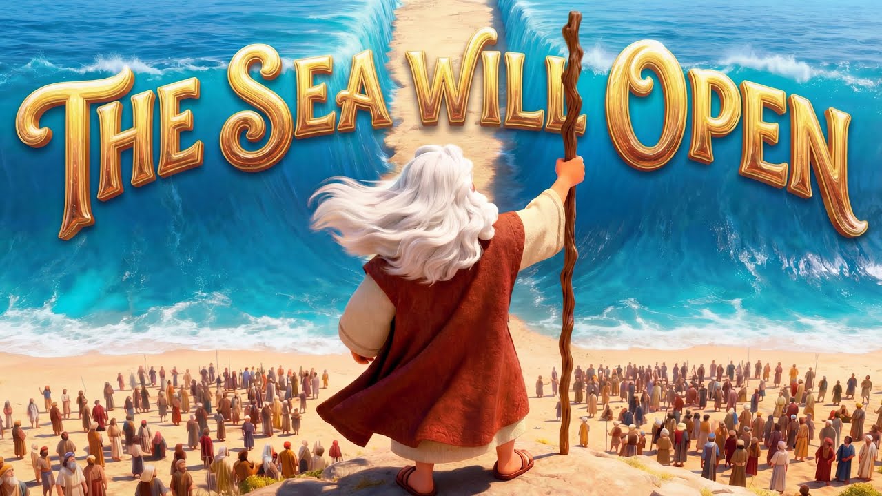 🌊 The Story of Moses and the Red Sea | Christian Kids Song