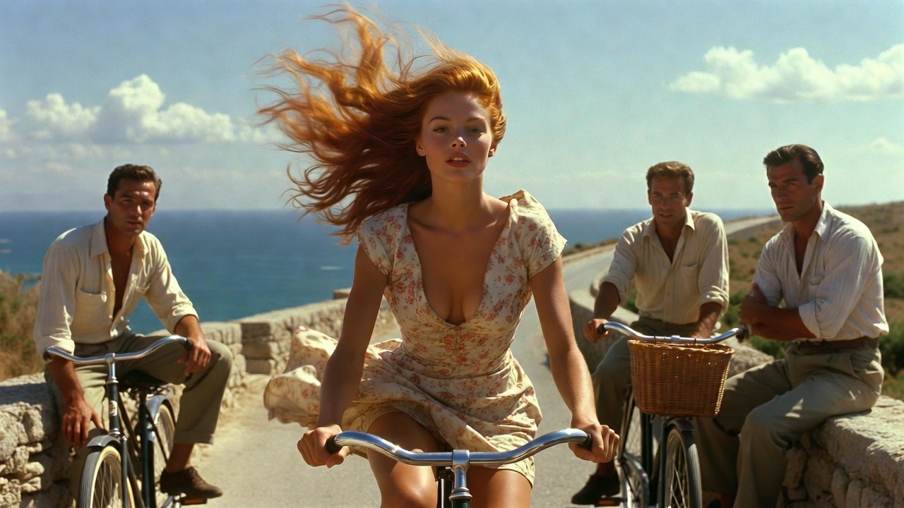 Capelli al Vento🎵Sweet 1963 Italian Love Song🎵Nostalgic 1960s Italian Music (Official Music Video)