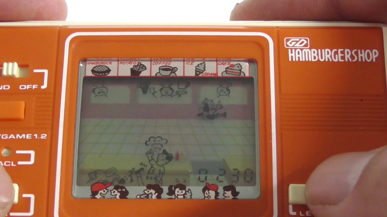 18273 Bandai LCD Game Digital Hamburger Shop (Burger Bar) 1981