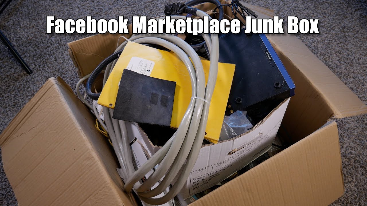 Box of Junk Electronics From FB Marketplace