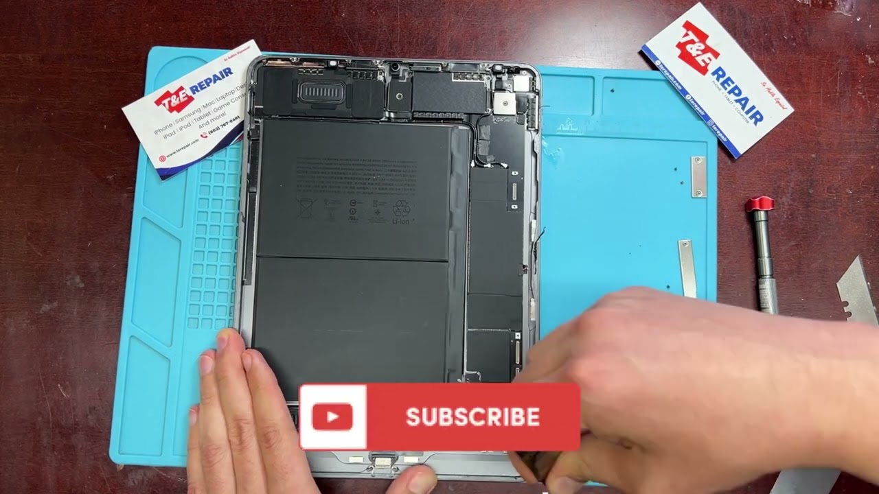 Ipad air 4 pantalla quebrada o pantalla dañada como cambiar pantalla quebrada paso a paso tutorial.