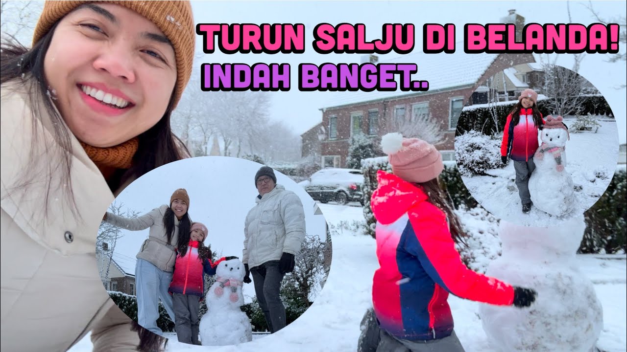 TAHUN BARU, BELANDA DIGUYUR SALJU