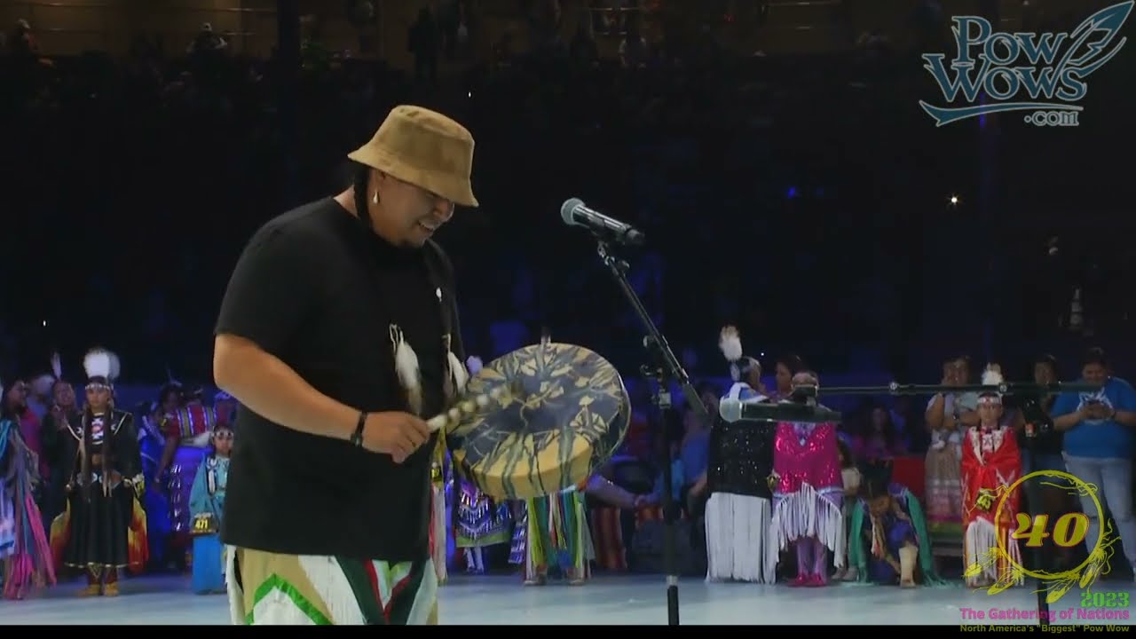 Joel Wood - Hand Drum Contest - 2023 Gathering of Nations - Powwows.com Pow Wow Music