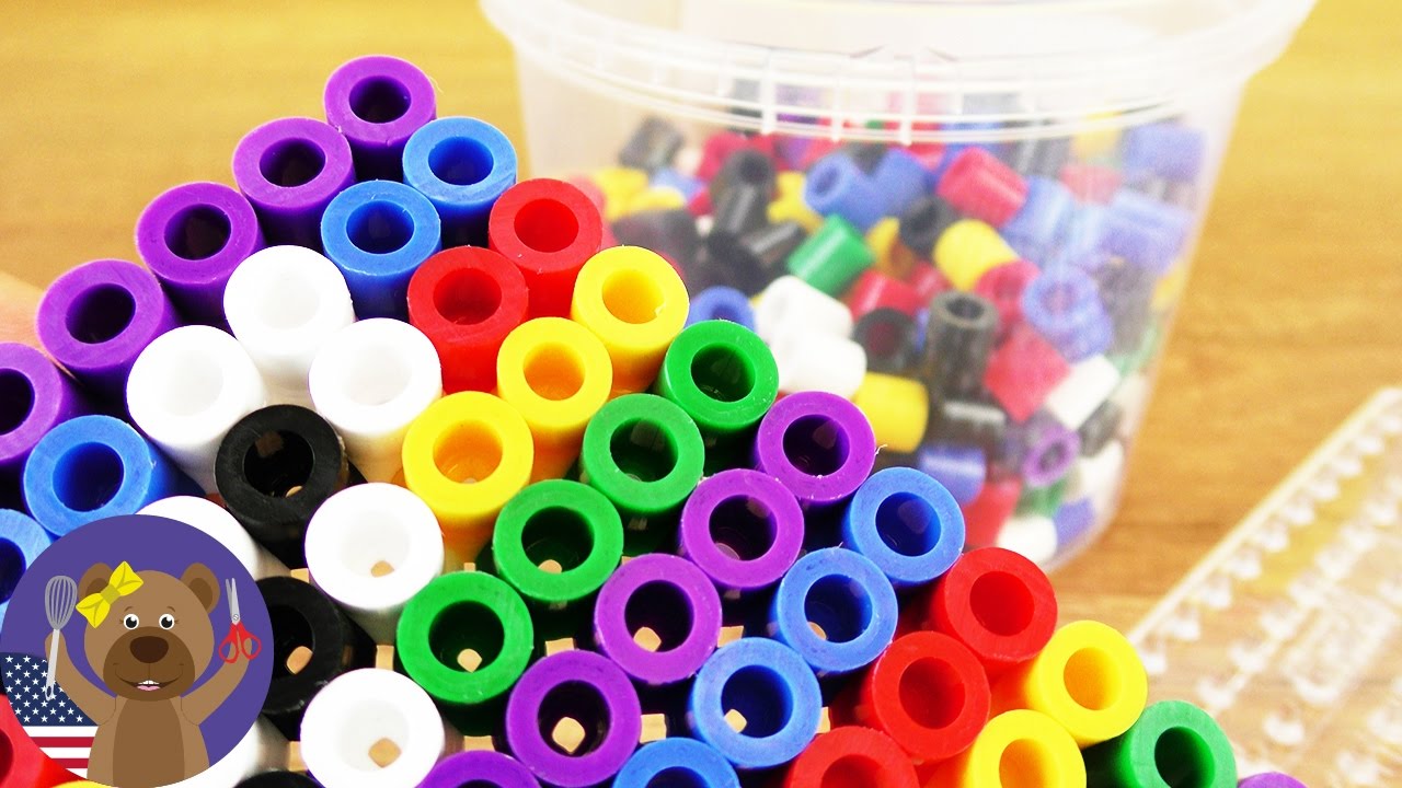 Hama Beads Ideas XXL Beads - Iron Letter Design