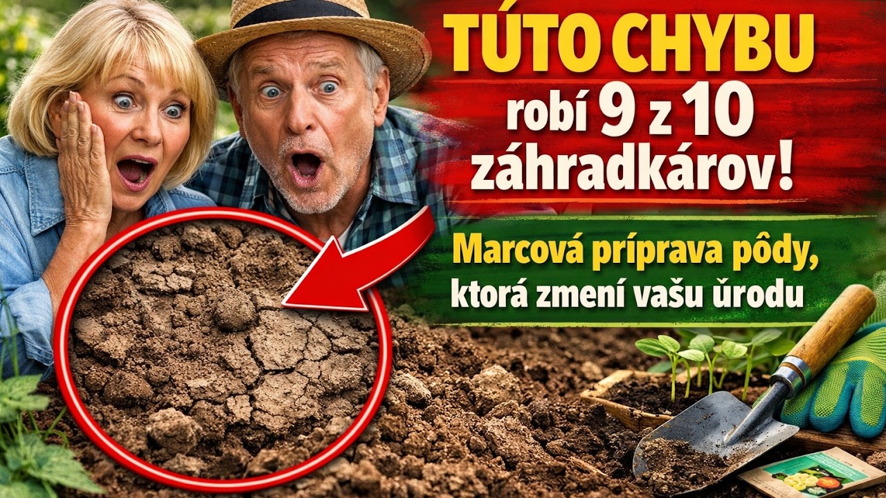 TÚTO CHYBU robí 9 z 10 záhradkárov! Marcová príprava pôdy, ktorá zmení vašu úrodu.
