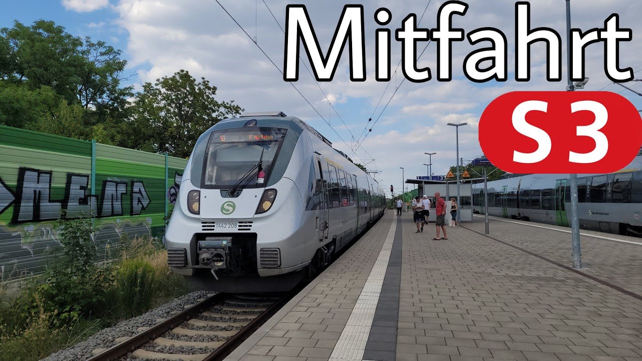 S-Bahn Mitteldeutschland | Mitfahrt im Talent 2 (BR1442) auf der S3 | Stötteritz - Gohlis