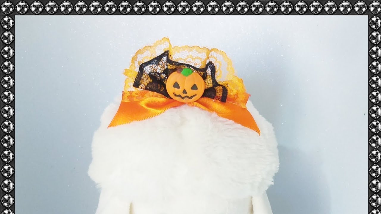 Laço Luxo de Topete Halloween
