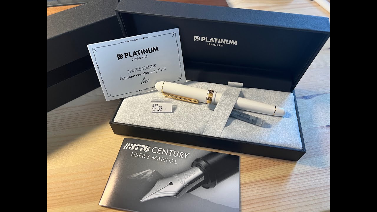 Новая перьевая ручка! Platinum 3776 с трудноуловимым и непонятым пером C. Поверьте, это перо прос...
