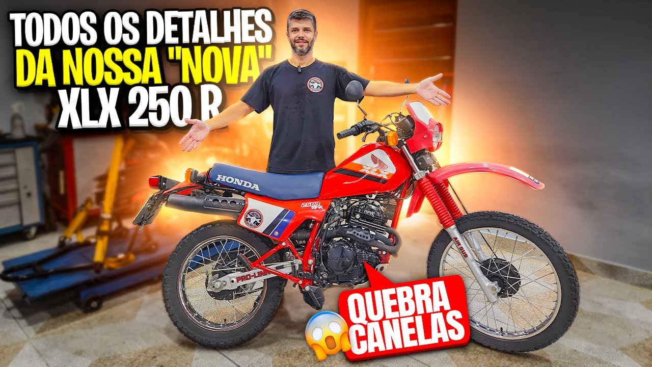 TODOS OS DETALHES DA HONDA XLX 250 R 1987 - MECANICANDO