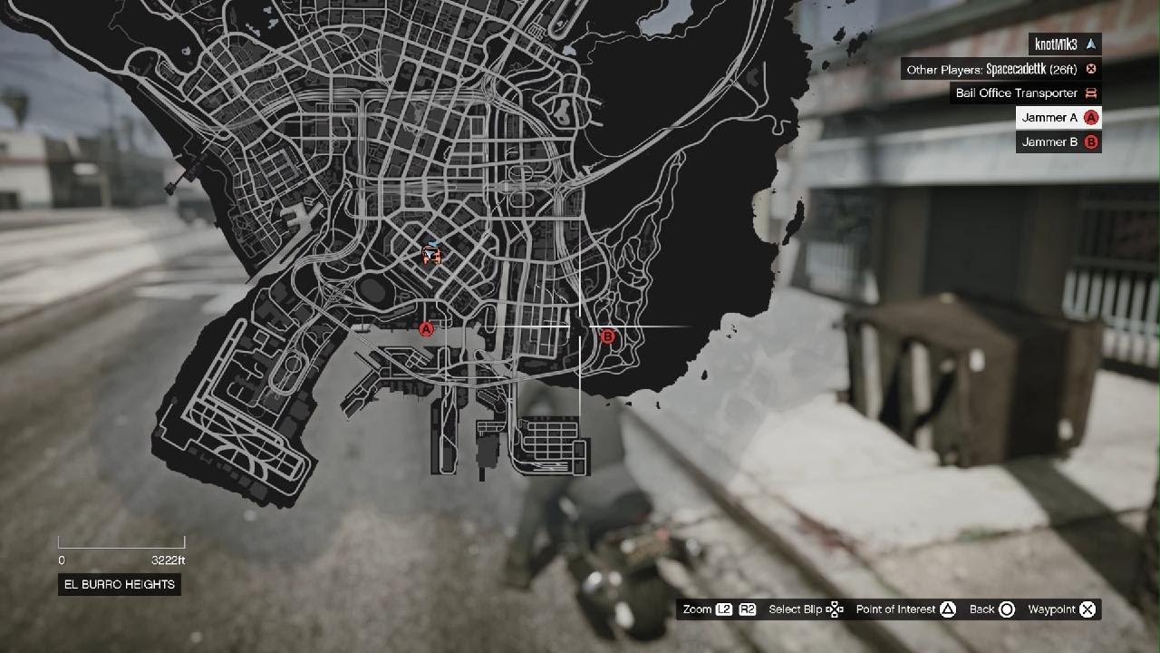 Grand Theft Auto V Online bike accident turns the floor into a canvas
