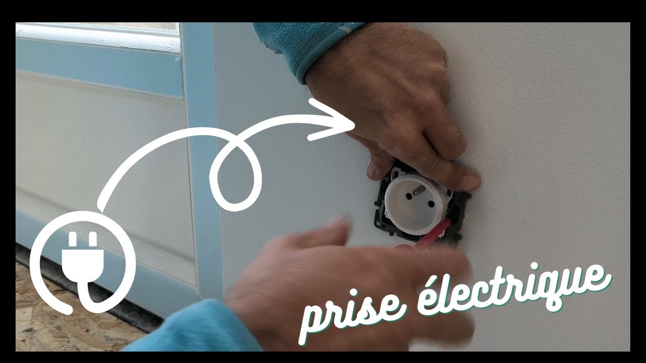 comment installer une prise électrique simple dans cloison placo ba13